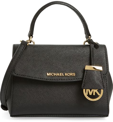 michael kors ava mini black|MICHAEL Michael Kors Ava Mini Crossbody .